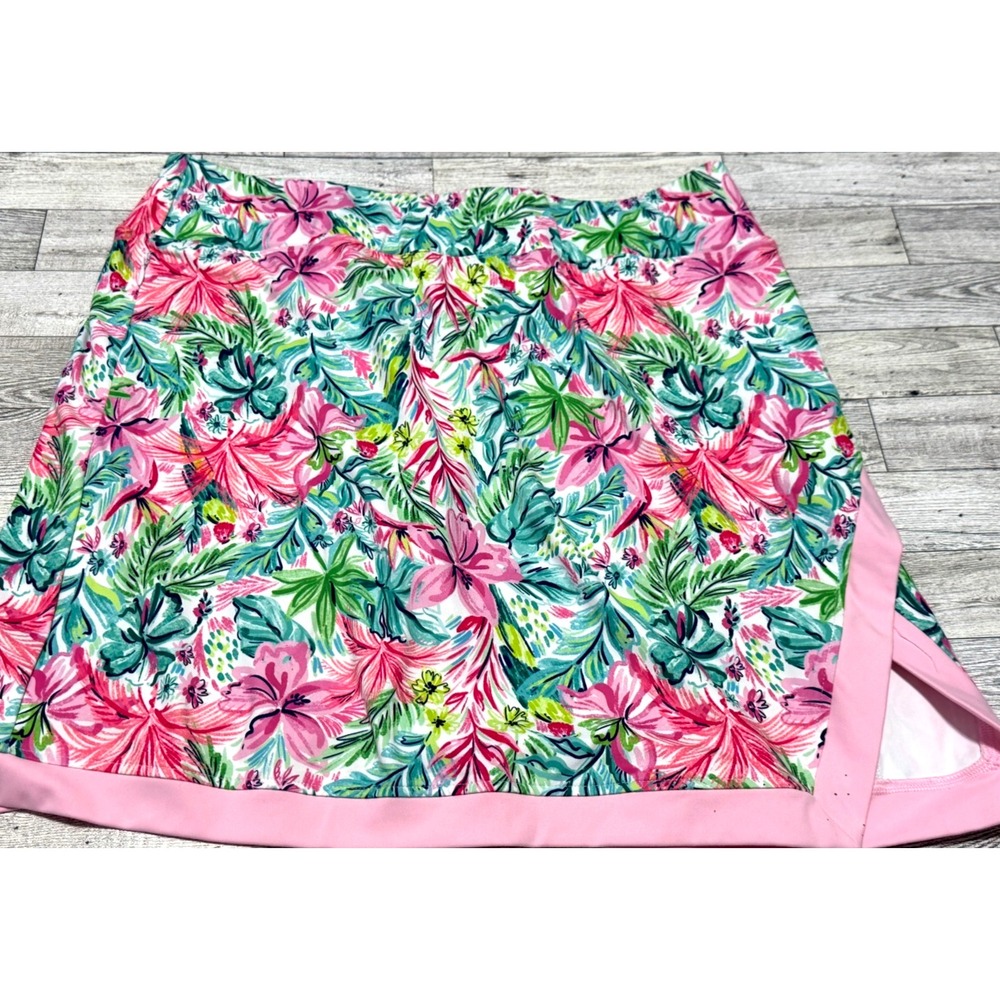 Stella Parker Athletic Pickleball Golf Tennis Skort Skirt Tropical Pink MEDIUM